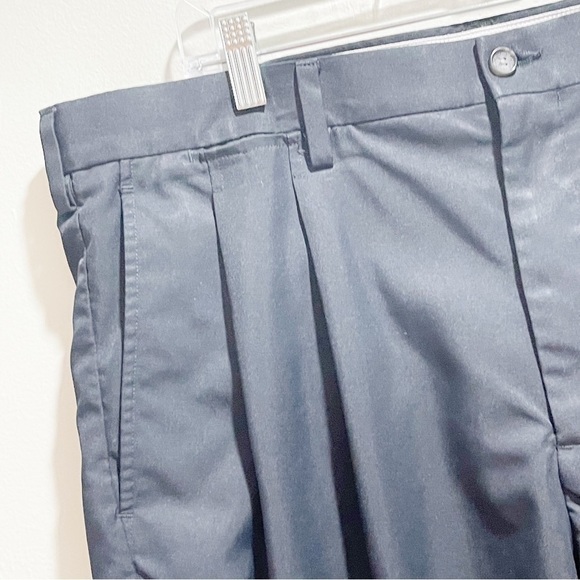 CALLAWAY Men’s Black Double Pleated Golf Shorts Active Waistband 10” Inseam 38 - Picture 2 of 6